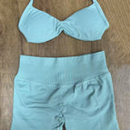 Light green suit [4572+short] / XS