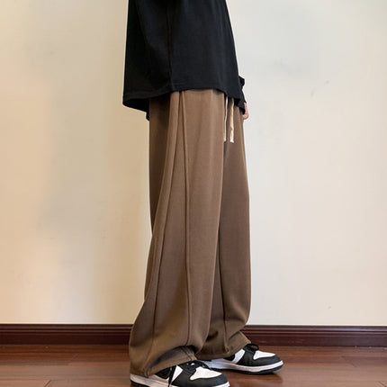 Men's High-grade Pendant Pants Spring and Autumn 2024 New Wide Leg Pants Fashion Brand plus size Straight Loose Casual Pants
