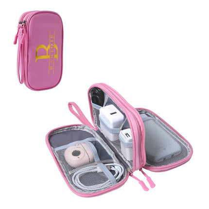 in stock Data Cable Bag Storage Bag Earphone Bag Charger Mobile Phone Bag Clutch Bag U Disk Multifunctional Storage Bag