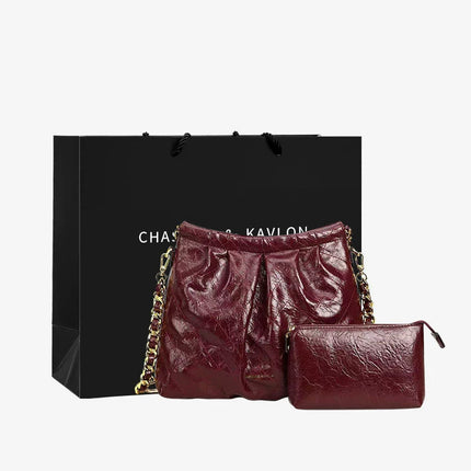 Chain Link Bag for Women 2026 New Model Large Capacity Trash Bag Style Niche Versatile Tote Hobo Bag