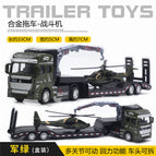 Green Alloy Car Military Tow Fighter