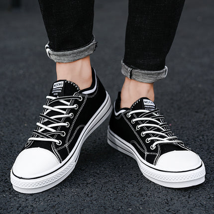 Men's Shoes Summer Breathable Casual Canvas Shoes Sports Cloth Shoes Teenagers Thin Sneakers Trendy Shoes