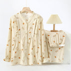 Standing lace-crepe-strawberry-beige / M