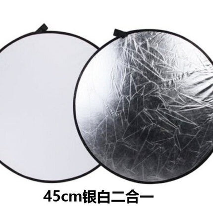 Reflector Photographing Light Plate Round Folding Portable Flexible Light Plate Photographing Live Portraits Mini Covering Light Plate