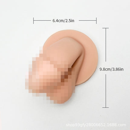 Silicone Ear Model Emulation Human Ear Stud Earrings Display Jewelry Display Bracket Puncture Perforation Tattoo Practice