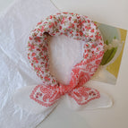 Enough cashew flower, peach blossom red / 58x58cm