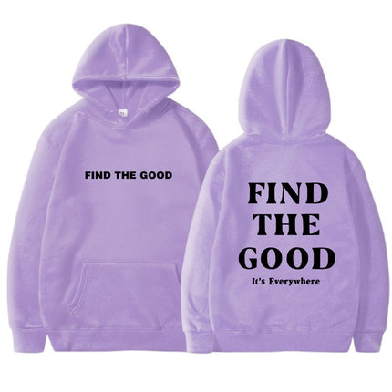 Foreign Trade Women's Velvet Sweatshirt Plain Letter Print Kangaroo Flap Pocket Pants Drawstring Print Hoodie