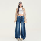 Vintage blue trousers / XS