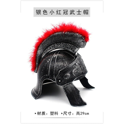 Ancient Roman Samurai Props Medieval Helmet Plastic Weapon Props Greek PU Sword Dagger Shield Knife