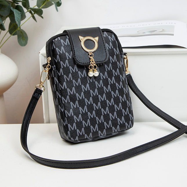 Classic Printed Mobile Phone Bag 2025 New Women Bags Women's Simple Small Bag Casual Western Style Crossbody Small Bag