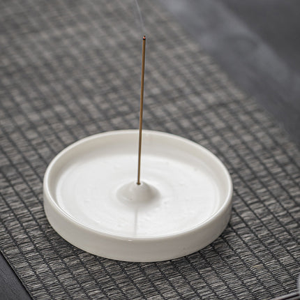 New creative thread incense holder incense tray Candlestick indoor incense burner ceramic home decoration plate incense agarwood sandalwood