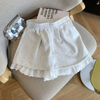 White and gray shorts / S