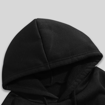 Men's Casual Letter-Print Hoodie