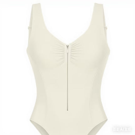 New Kardashian Sk Style Lingerie Camisole with Zipper, Seamless Backless Design, Three-Dimensional Hip-Lifting Shapewear Bodysuit