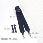 dark blue wide canvas shoulder strap punch-free buckle [package] (send transformation tools)