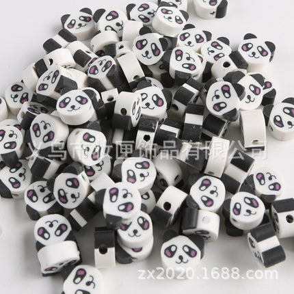 100 a pack of cross-border fruit soft pottery loose beads clay beads diy Amazon material bag accessories mobile phone
