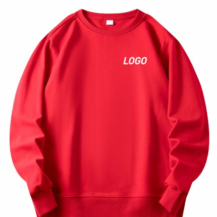24 Autumn and Winter New Hooded Sweater Women's Loose Korean Solid Color Hoodie Custom fleece-lined Thickened Sweater Coat Women