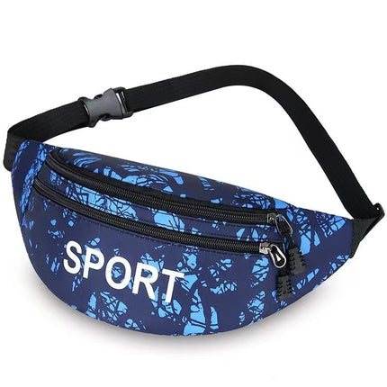 New Waterproof Waist Bag Men's and Women's Large Capacity Wallet Business Cashier Bag Outdoor Sports Running Mobile Phone Bag Chest Bag