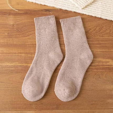 Autumn and winter fleece-lined thick socks men's terry socks deodorant warm terry socks academic style all-match ins fashionable stockings