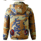 355 hooded air-conditioned clothing yellow flower [single top] / 160【recommendation 45-50kg】