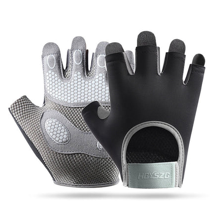 Sports Gloves for Women, Yoga, Fitness, Non-Slip, Shock-Absorbing, Half-Finger, Anti-Callus, Cycling Fitness Gloves, Women's Anti-Callus Gloves