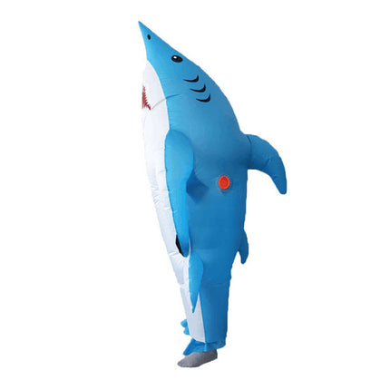Cross-Border New Carnival Big Lobster Inflatable Costume Toy Halloween Party Marine Animal Shark Inflatable Suit