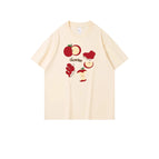Apricot (4 cut red apples) / S (recommended to wear 37.5-50kg )