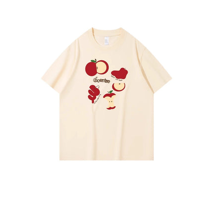 White Short-Sleeve T-Shirt for Women 2026 New Style Pure Cotton Half-Sleeve Loose Summer Base Layer Niche Design Top