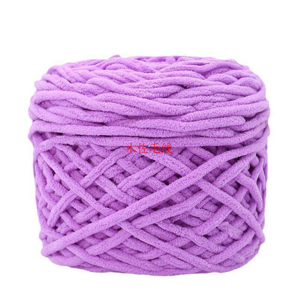 0.19kg Ice Strip Hook Shoe Line Single Strand Small Ice Strip Thick Wool Ball Slippers Scarf Cushion Wholesale Factory Direct Sale