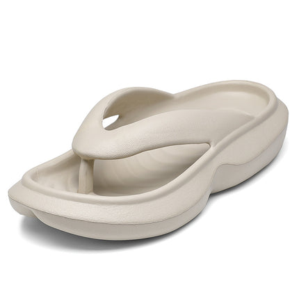 Flip-Flops Men's Non-Slip Flip-Flops Slippers with Soft Soles for Men's Summer Thick-Soled Slippers for Women's Cross-Border New Style