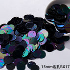 15mm side hole [small package 10g, about 100 pieces] / Bx17 imported black color