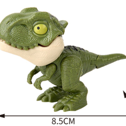 Cross-border Hot Finger-biting Dinosaur Toy Finger-biting Dinosaur Pterosaur Model Joint Movable Mini Dinosaur Gashapon Machine