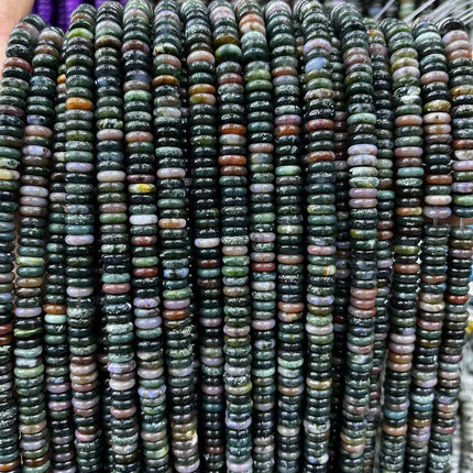 2×6 Natural Stone Colorfuled Crystal Abacus Beads Spacer Beads Beads Cross-Border Hot-Selling Jewelry DIY Bracelet Necklace