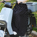 Black Dot-Sun skirt / Free size (40.00 kg-85.00 kg