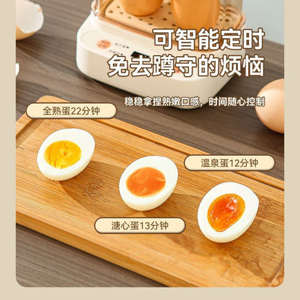 Egg steamer 2024 new can be scheduled to time a person egg cooker automatic power-off household mini small smart