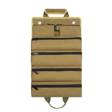 Canvas Tool Bag Durable Woodworking Electrician Repair Storage Bag Roll Car Tool Bag Hardware Bag