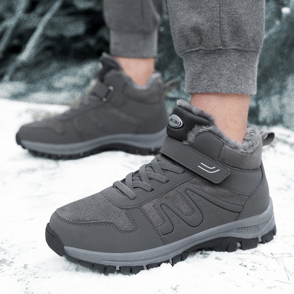 Ladies winter snow boots plush warm cotton shoes wear-resistant plus size cold-resistant sports outdoor elderly shoes factory wholesale