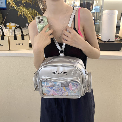 Y2K Millennium Hot Girl Ita Bag Student Commuter Mechanical Cat 2026 Academy Crossbody Bag Versatile Trendy Versatile