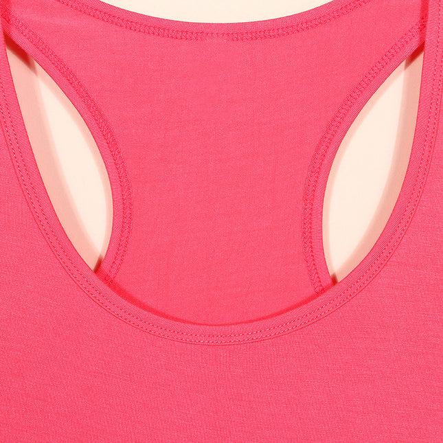 Modal Vest Women's I-shaped U-shaped Base Vest Extra Large and Fat Sleeveless Outer Wear Sling Base Shirt Spring and Summer