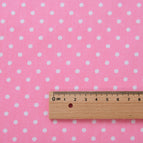 Fabric width 1.6m x 1.0m price / Peach foundation dots