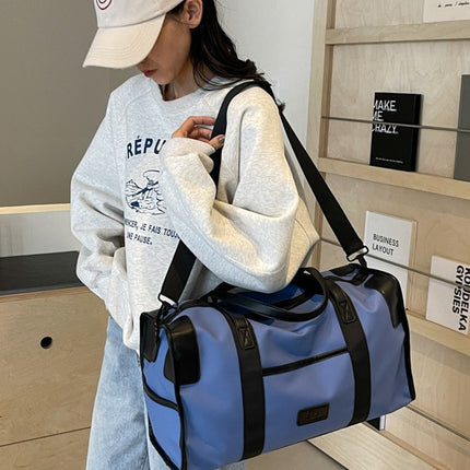 Large Capacity Travel Bag Can Carry Fashionable Luggage Bag Retro Handbag Dry and Wet Separate Sports Fitness Bag