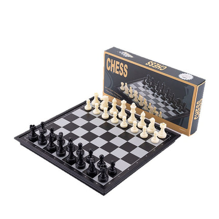 Cross-Border Magnetic Chess Foldableing Chess Board Magnetic Chess Pieces Chess Kidsren Training Chess Foreign Trade Wholesale