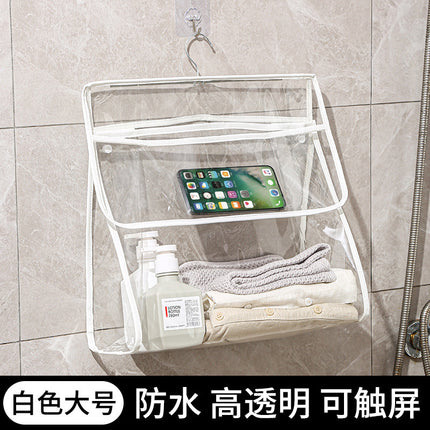 Bathroom Waterproof and Moisture-Proof Clothes Hanging Bag Bathroom Bathing Clothes Bag Dormitory Clothes Hanging Storage Hanging Bag