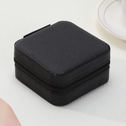 Cross-border New Retro Cork Jewelry Box Advanced Sense Storage Portable Travel Earrings Ring Necklace Storage Box