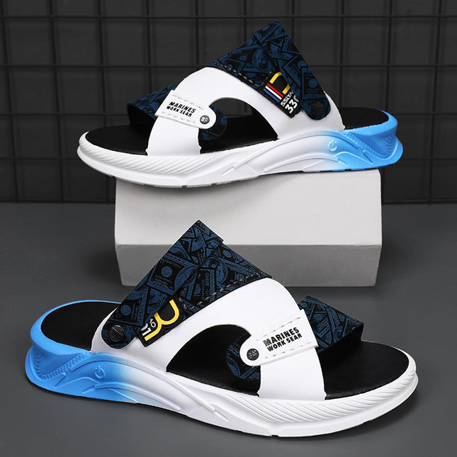 Men's Sandals 2025 New Summer Outdoor Sports and Driving Dual-Use Thick-Soled Casual Beach Slippers