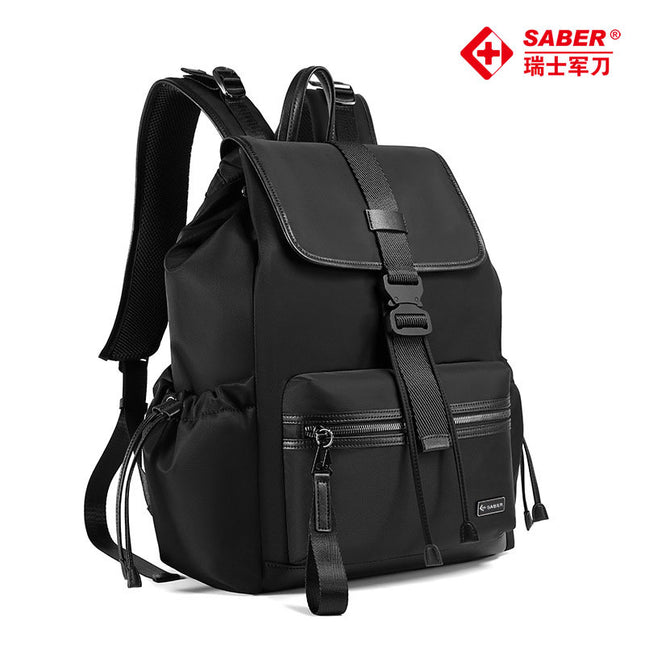 Swiss Army Knife Sa2505 Business Backpack Fashionable Lightweight Commuting Backpack 14inch Computer Bag Waterproof Nylon Bag