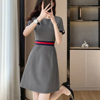 One-piece gray dress / S