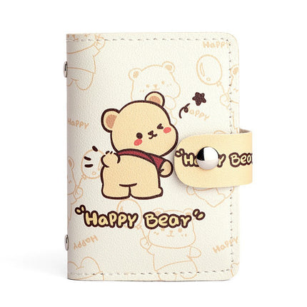 Pacha Dog Large Capacity Multi-Card Slot Card Holder Mini Cute All-In-One Card Holder Id Card Driver's License Card Holder for Women