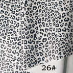 26# white small leopard print