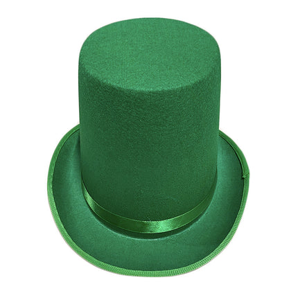 British Retro Gentleman Hat Black High Top Jazz Hat Stage Magic Hat Kidsren's Performance Hat Fashion High Top Hat